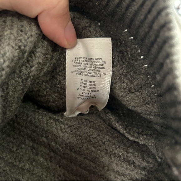 Wilfred Aritizia Cortado Cardigan in Heather Dark Olive sz M - Picture 4 of 5